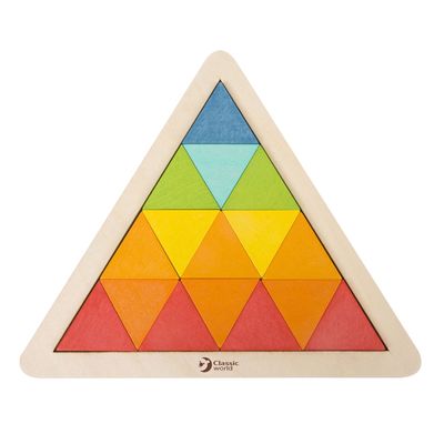 Classic World world houten mozaïekpuzzel, 67st.