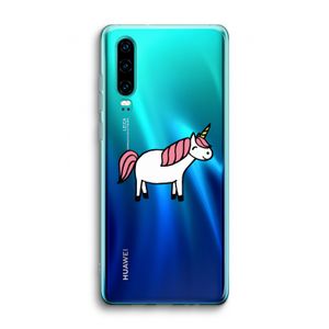 Eenhoorn: Huawei P30 Transparant Hoesje