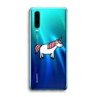 Eenhoorn: Huawei P30 Transparant Hoesje