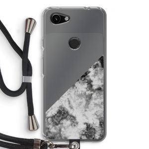 Onweer: Pixel 3a Transparant Hoesje met koord