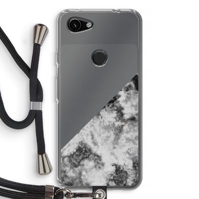 Onweer: Pixel 3a Transparant Hoesje met koord