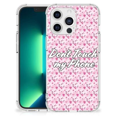 iPhone 13 Pro Max Anti Shock Case Flowers Pink DTMP iPhone 13 Pro Max Anti Shock Case Flowers Pink DTMP