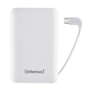 Intenso XC10000 Powerbank 10000 mAh LiPo USB-A, USB-C Wit Statusweergave