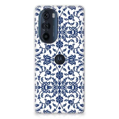 Motorola Edge 30 Pro | TPU Case | Flower Blue