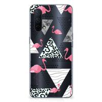 OnePlus Nord CE 5G | TPU Hoesje | Flamingo Triangle