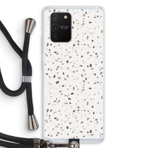 Terrazzo N°14: Samsung Galaxy S10 Lite Transparant Hoesje met koord