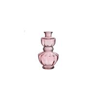Bellagio vaas glas Ø8,5xH15cm licht roze