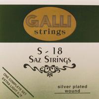 Galli Strings S-018 snarenset voor saz / bağlama (extra light)