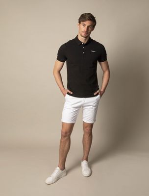 Cavallaro Basic Polo Zwart Pique Slim Fit Cavallaro Basic Polo Zwart Pique Slim Fit