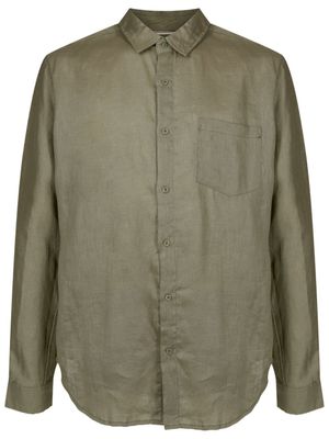 Osklen chemise en lin à manches longues - Vert