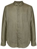 Osklen chemise en lin à manches longues - Vert