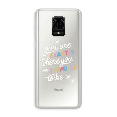 Right Place: Xiaomi Redmi Note 10 Lite Transparant Hoesje