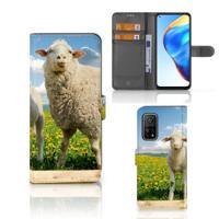 Xiaomi Mi 10T Pro | Mi 10T | Telefoonhoesje | Met pasjeshouder | Schaap en Lammetje Xiaomi Mi 10T Pro | Mi 10T | Telefoonhoesje | Met pasjeshouder | Schaap en Lammetje