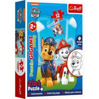 Paw Patrol Inkleur Puzzel - Baby - thumbnail