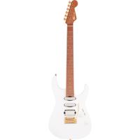 Charvel Pro-Mod DK24 HSS 2PT CM Snow White elektrische gitaar - thumbnail