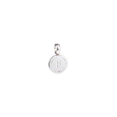 Go Dutch Label Letter F Kettinghanger Zilver