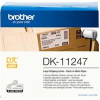 Brother DK-11247 Zwart op wit DK labelprinter-tape - thumbnail