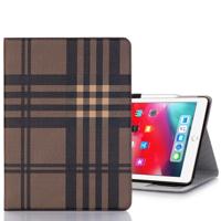 Geruite textuur horizontale Flip PU lederen Case voor iPad Pro 11 inch (2018) met houder & Card Slots & Wallet(Coffee)