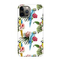 Kleurrijke papegaaien: Volledig geprint iPhone 12 Hoesje