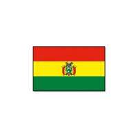 Vlag van Bolivia - 90 x 150 cm - feestartikelen - landen thema supporter - decoratie artikelen