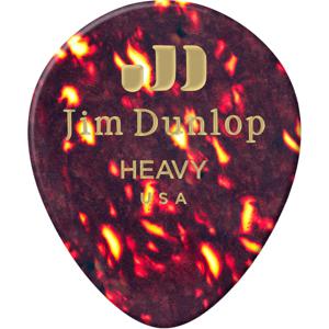 Dunlop 485P05HV Celluloid Teardrop Pick Heavy Shell (set van 12)