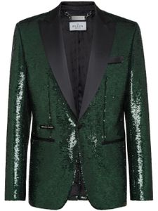 Philipp Plein blazer à poches plaquées - Vert