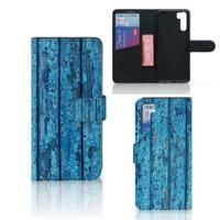 OPPO A91 | Reno3 | Book Style Case | Wood Blue