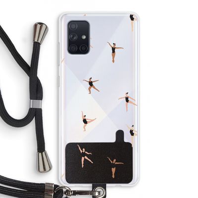 Dancing #1: Samsung Galaxy A71 Transparant Hoesje met koord