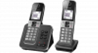 Panasonic KX-TGD322 DECT-Telefoon DUO-set met antwoordapparaat - Zwart