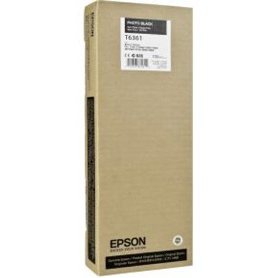 Epson Inktpatroon photo zwart T 636 700 ml T 6361