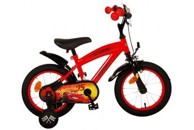 Disney cars kinderfiets - jongens - 14 inch - rood