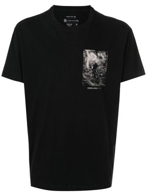 Osklen t-shirt en coton à imprimé photographique - Noir