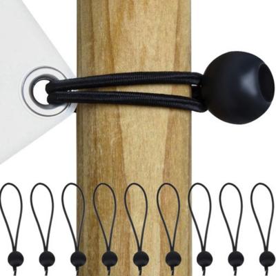 Gardlov Spanelastieken met ballen - 20x stuks - kunststof/nylon - voor dekzeil en transport Gardlov Spanelastieken met ballen - 20x stuks - kunststof/nylon - voor dekzeil en transport