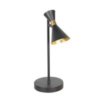 Steinhauer Design tafellampPreto zwart met goud - 4111ZW