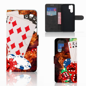 Huawei P30 Pro Wallet Case met Pasjes Casino