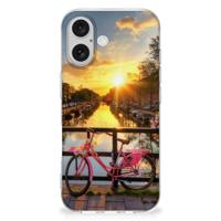 iPhone 16 plus | Silliconen Back Cover | Amsterdamse Grachten