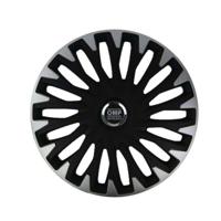 Hubkap OMP OMPS07021312 Zilverkleurig Zwart 13"
