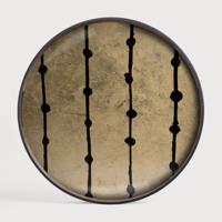 Ethnicraft Rond Dienblad 'Gilded Layers' 48cm