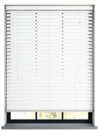 Sunwood PVC jaloezie met koord - parelwit