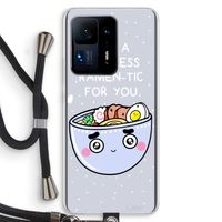 I'm A Hopeless Ramen-Tic For You: Xiaomi Mi Mix 4 Transparant Hoesje met koord