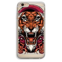 Tiger and Rattlesnakes: iPhone 6 Plus / 6S Plus Transparant Hoesje