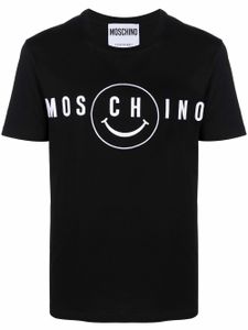 Moschino t-shirt à logo imprimé - Noir