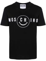 Moschino t-shirt à logo imprimé - Noir Moschino t-shirt à logo imprimé - Noir