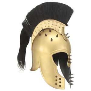 VidaXL Soldatenhelm grieks replica larp staal messingkleurig