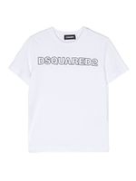 DSQUARED2 KIDS t-shirt en coton à logo imprimé - Blanc - thumbnail