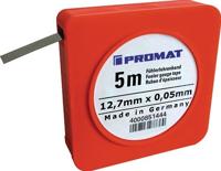 Promat /tecwerk voelermaatband | dikte 0,08 mm | lengte 5 m breedte 12,7 mm - 4000851447