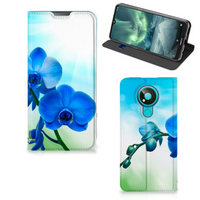 Nokia 3.4 Smart Cover Orchidee Blauw - Cadeau voor je Moeder
