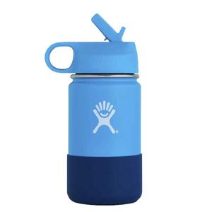 Hydro Flask 12oz Kids Wide Mouth 355 ml Dagelijks gebruik Blauw Roestvrijstaal