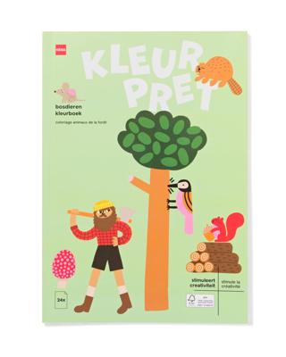 HEMA Kleurboek A4 Bosdier