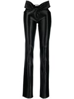 Coperni pantalon slim à détail de nœud - Noir